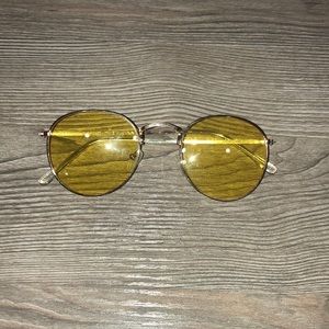 Yellow Tinted Urban Outfitters Sunglasses